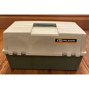 Vintage Plano 8606 Lockable Fishing Tackle Box Large RC Airplane Parts Bundle